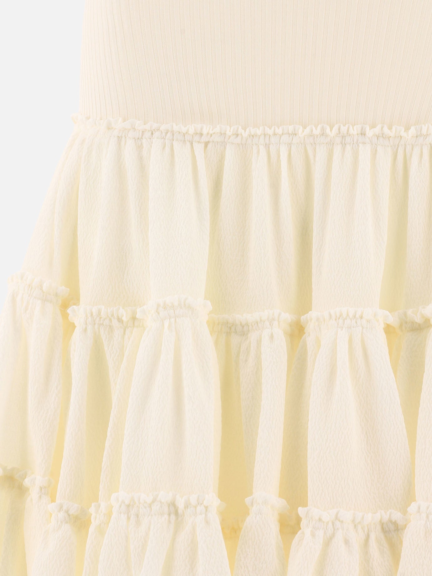 Miniskirts Solid colour  White - Loewe Women | PDP | VIETTI Online Store | thumbnail_3
