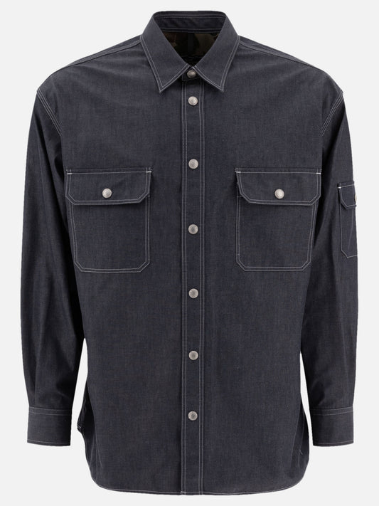 Comme Des Garçons Homme Denim overshirt Blue