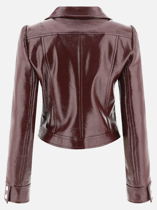 Leather jackets Solid colour  Bordeaux - Courrèges Women | PLP | VIETTI Online Store | 2

