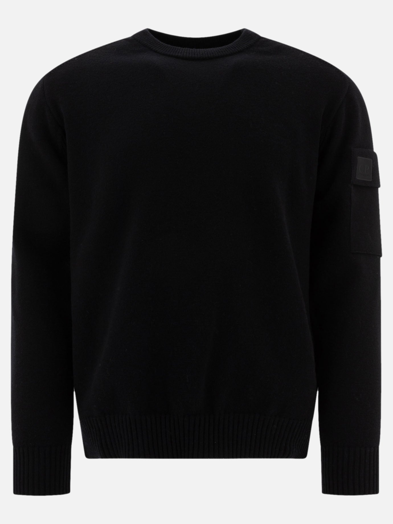 C.P. Company "The Metropolis Series" extrafine merino wool sweater Black