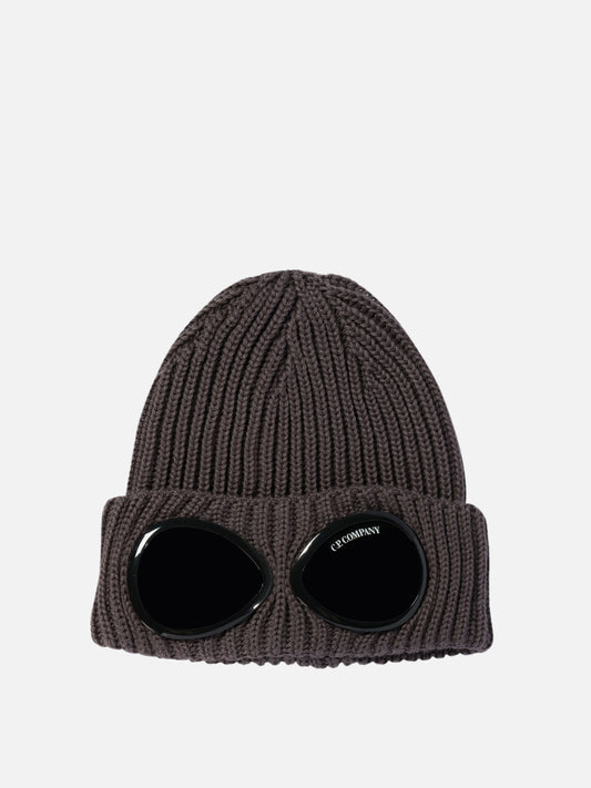 C.P. Company "Goggle" extra fine merino wool beanie Purple