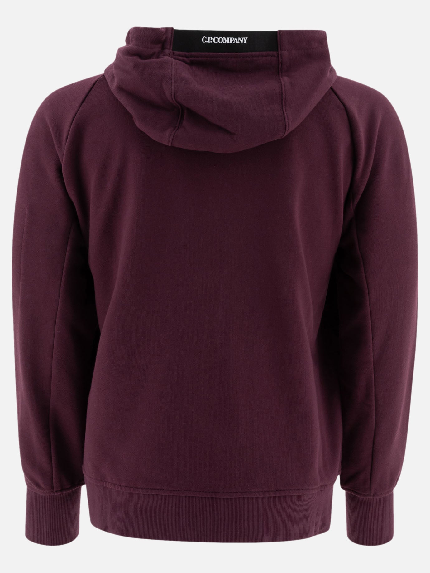 C.P. Company "Lens" zippered hoodie Bordeaux