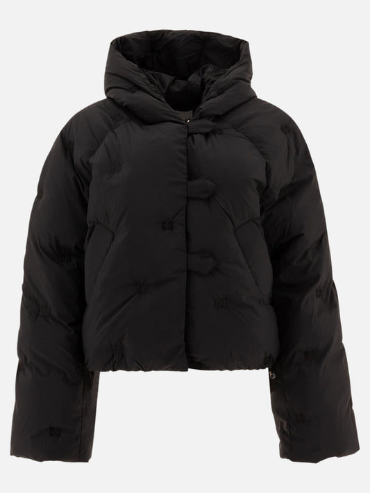 Down jackets Solid colour  Black - Ganni Women | PLP | VIETTI Online Store 
