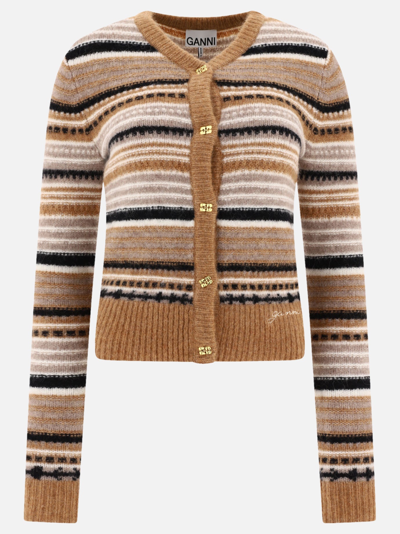 Cardigan a righe