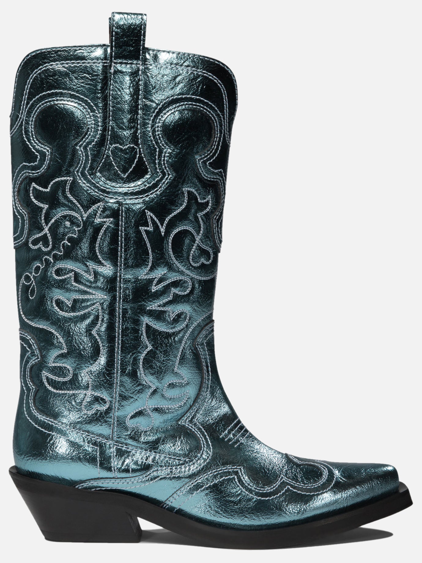 Western-embroidered boots