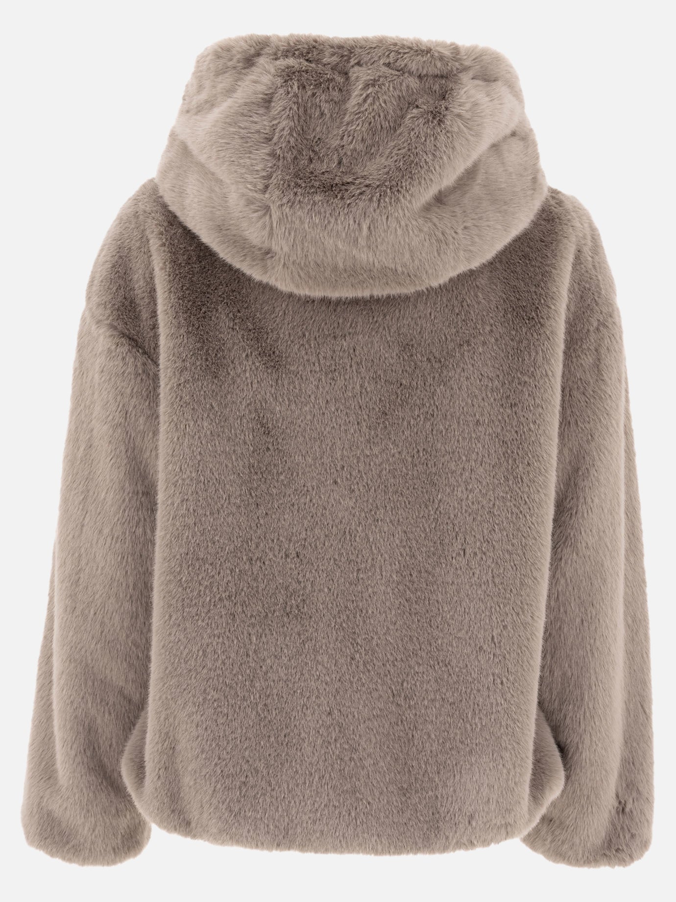 Herno "Faux Mink Fur" short coat Grey