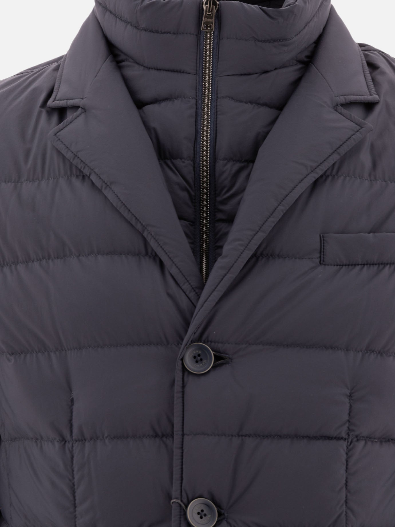 Down jackets Solid colour  Blue - Herno Men | PDP | VIETTI Online Store | Zoom-Modal_3
