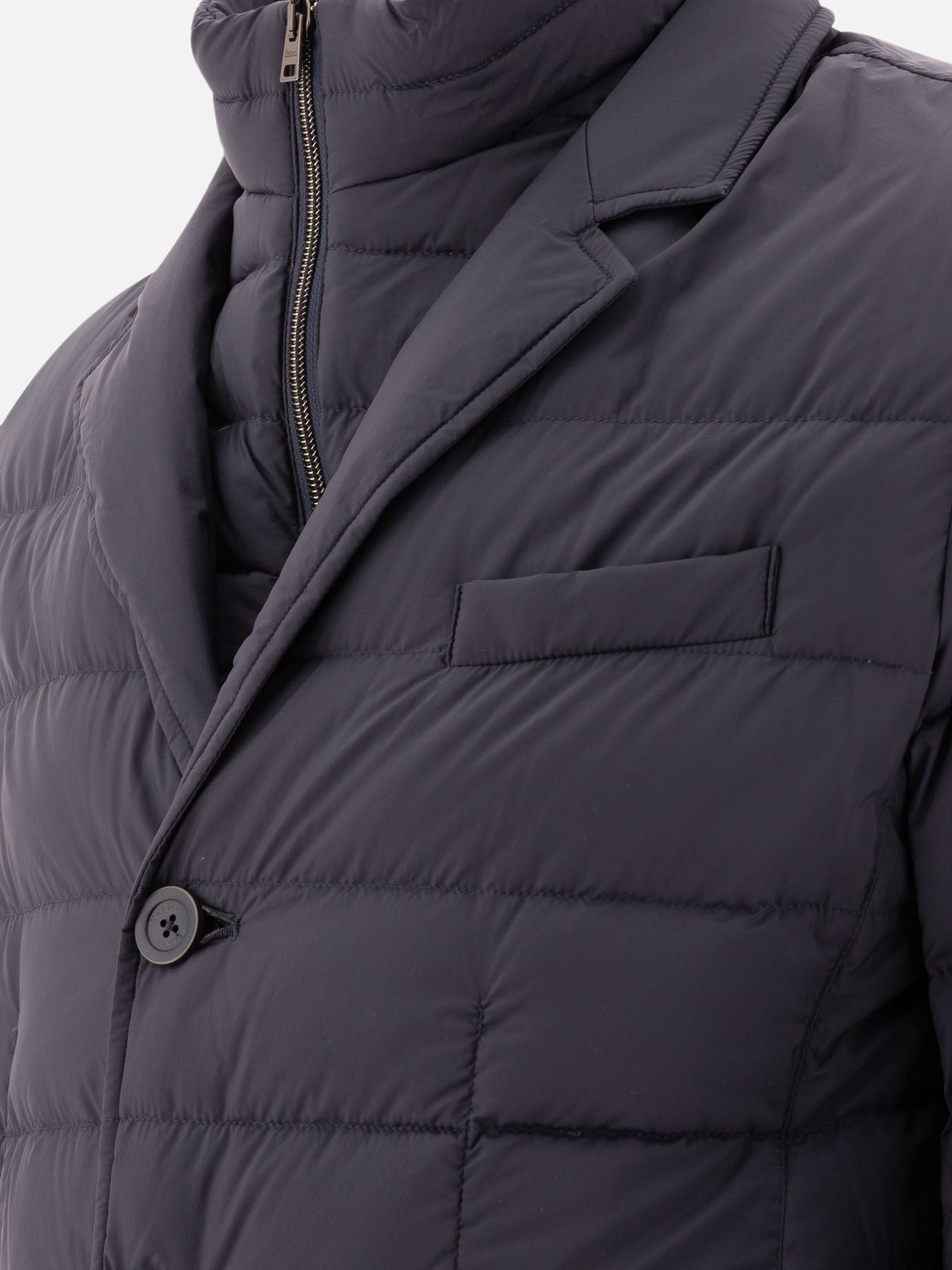 Down jackets Solid colour  Blue - Herno Men | PDP | VIETTI Online Store | Zoom-Modal_4

