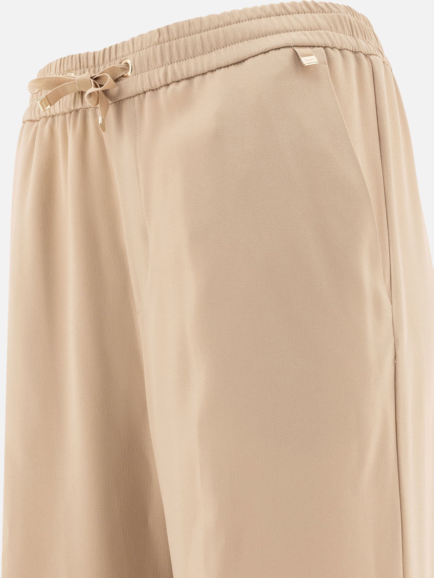 Herno Satin trousers Beige