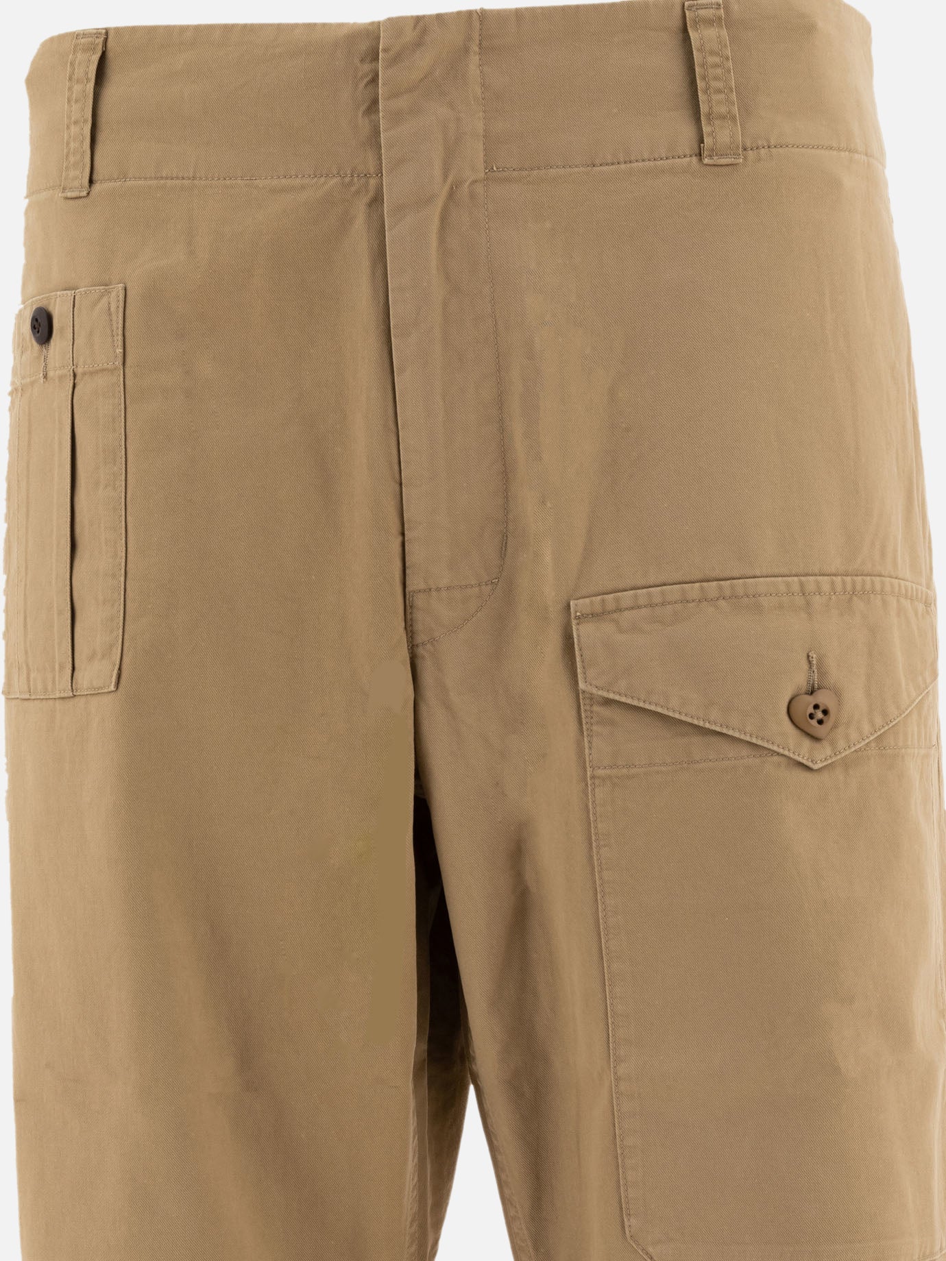 Straight-leg cargo trousers