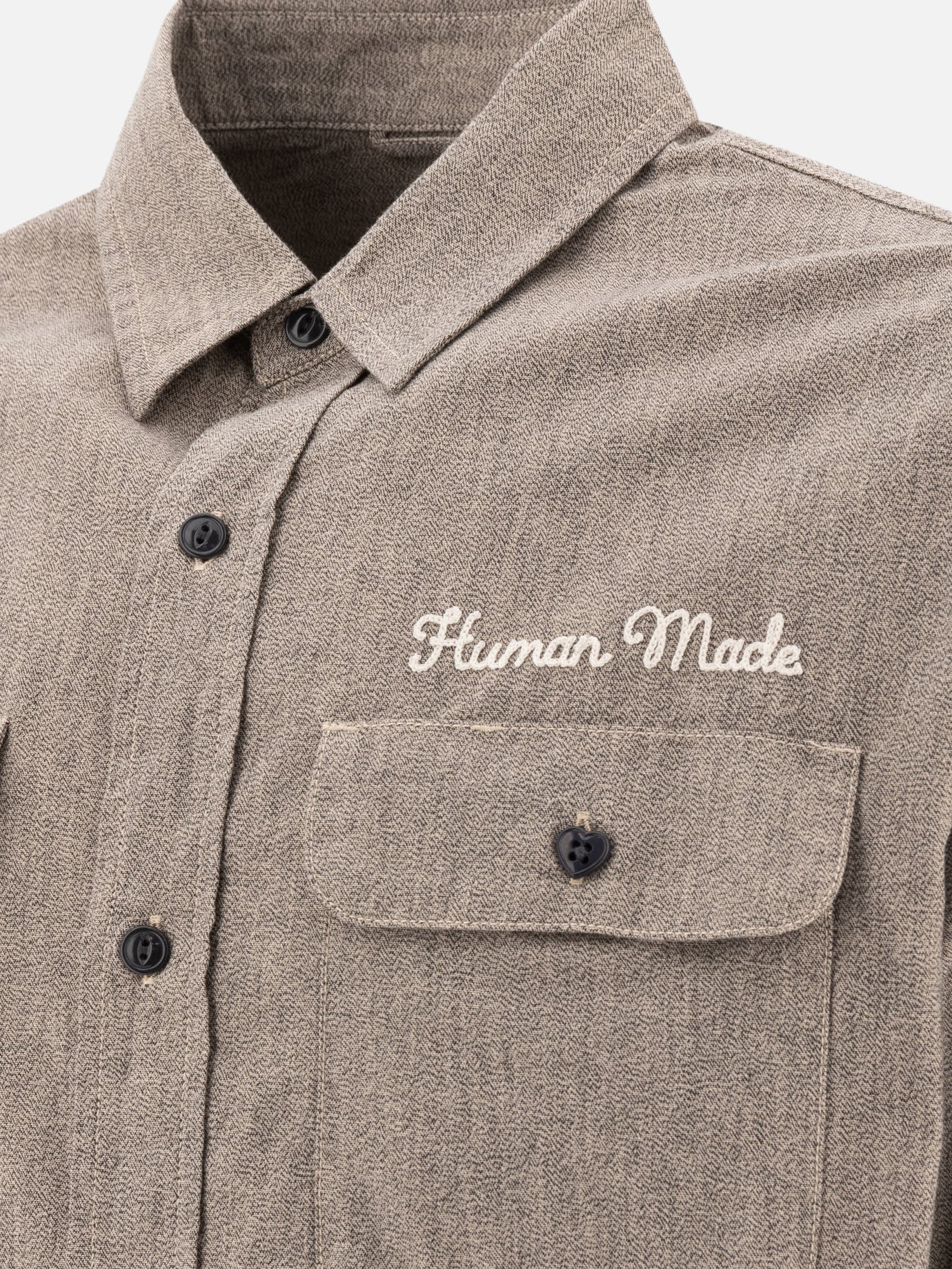 Human Made "Salt & Pepper" shirt Grey