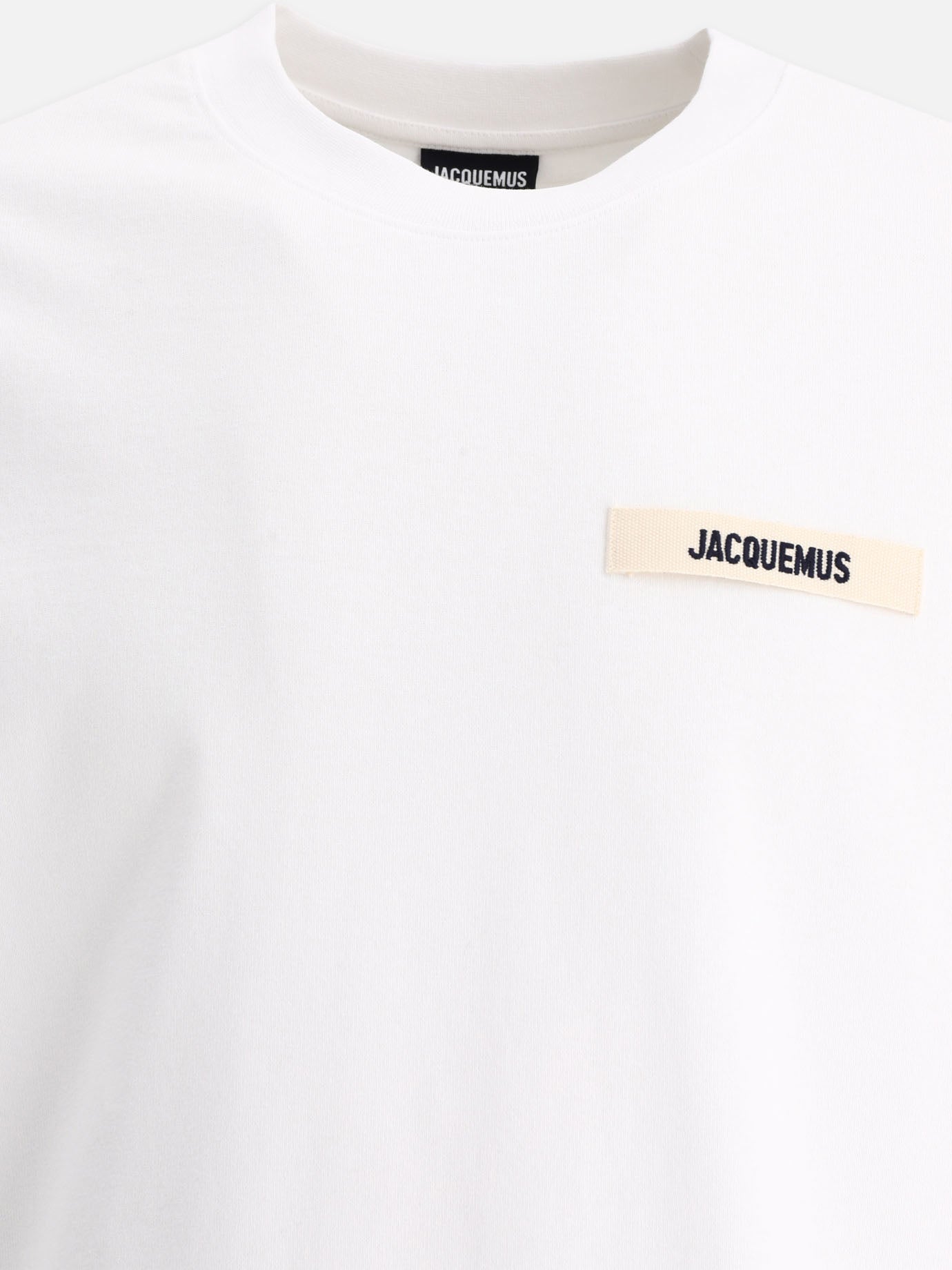 Crewneck t-shirts Solid colour  White - Jacquemus Men | PDP | VIETTI Online Store | thumbnail_3