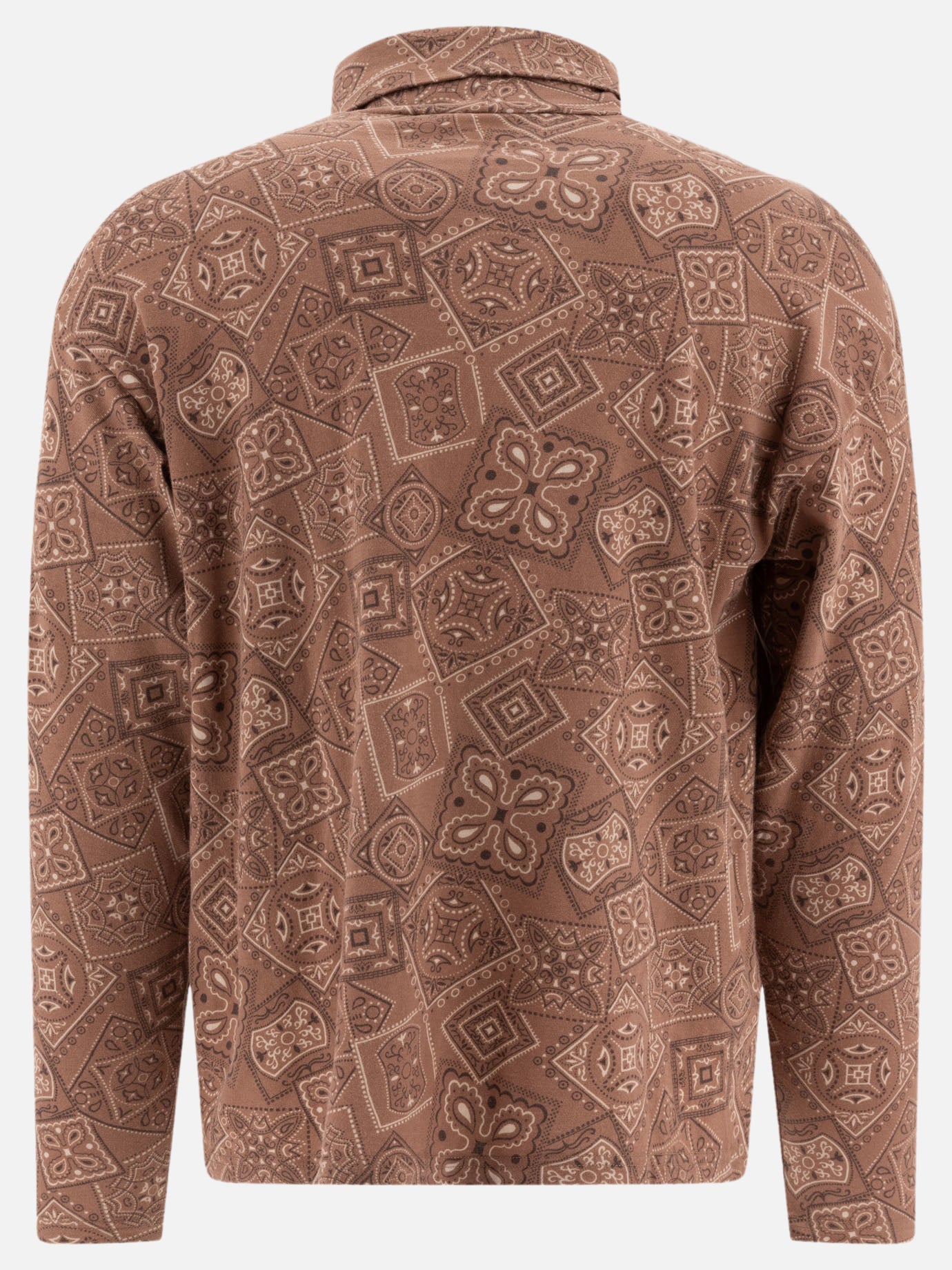 T-shirt lupetto Print  Marrone - KAPITAL Uomo | PDP | VIETTI Online Store | thumbnail_2