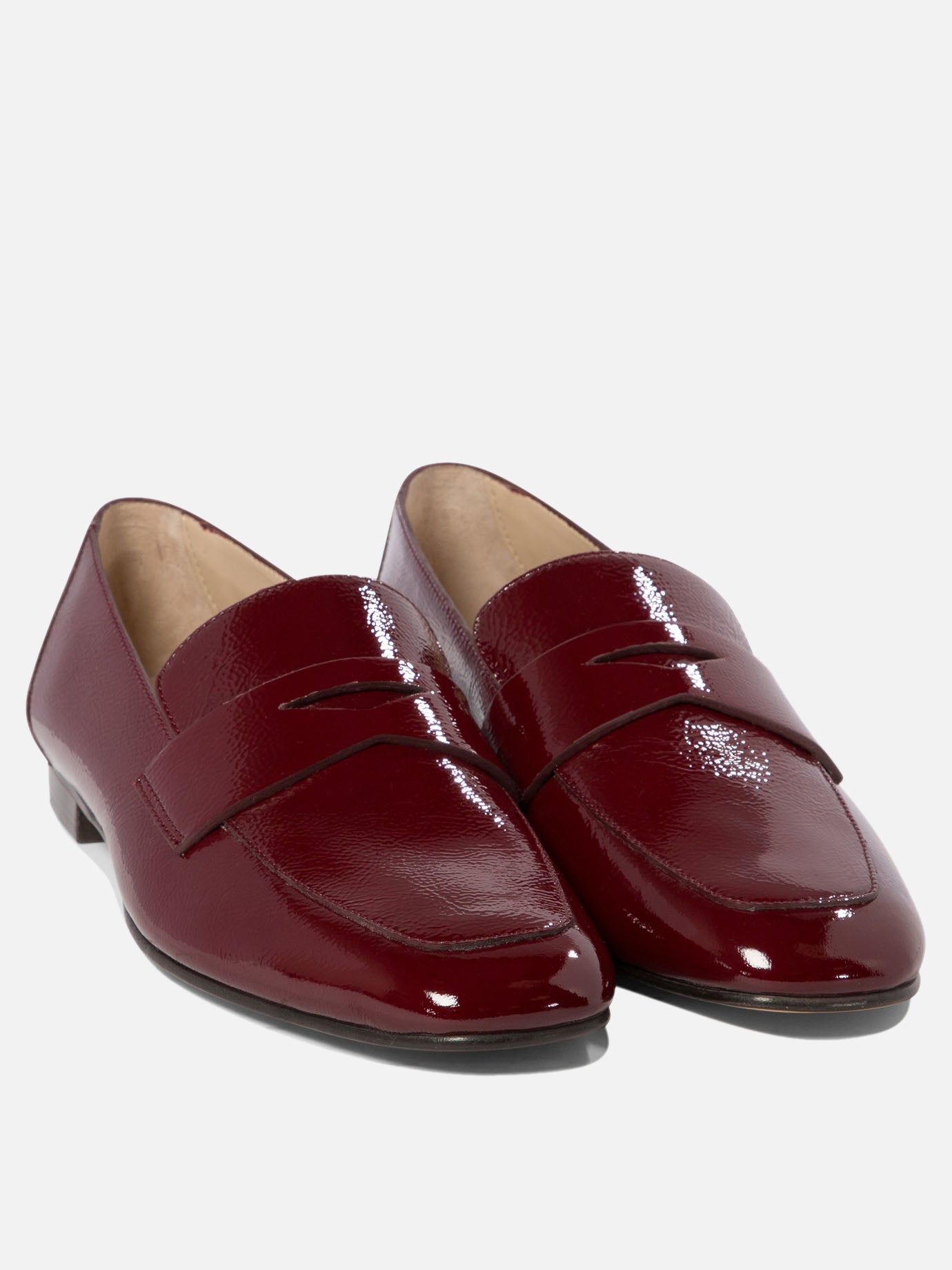 Patent leather loafers