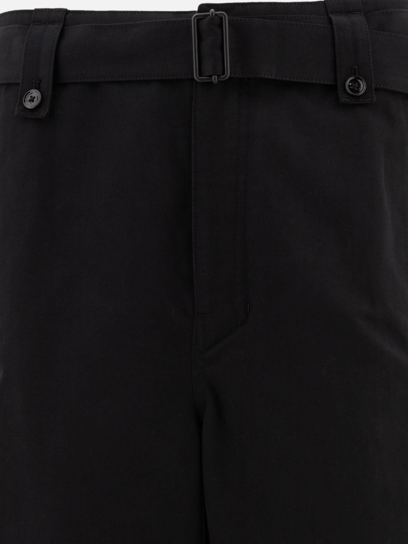 Lemaire "Twisted" trousers with adjustable cuffs Black