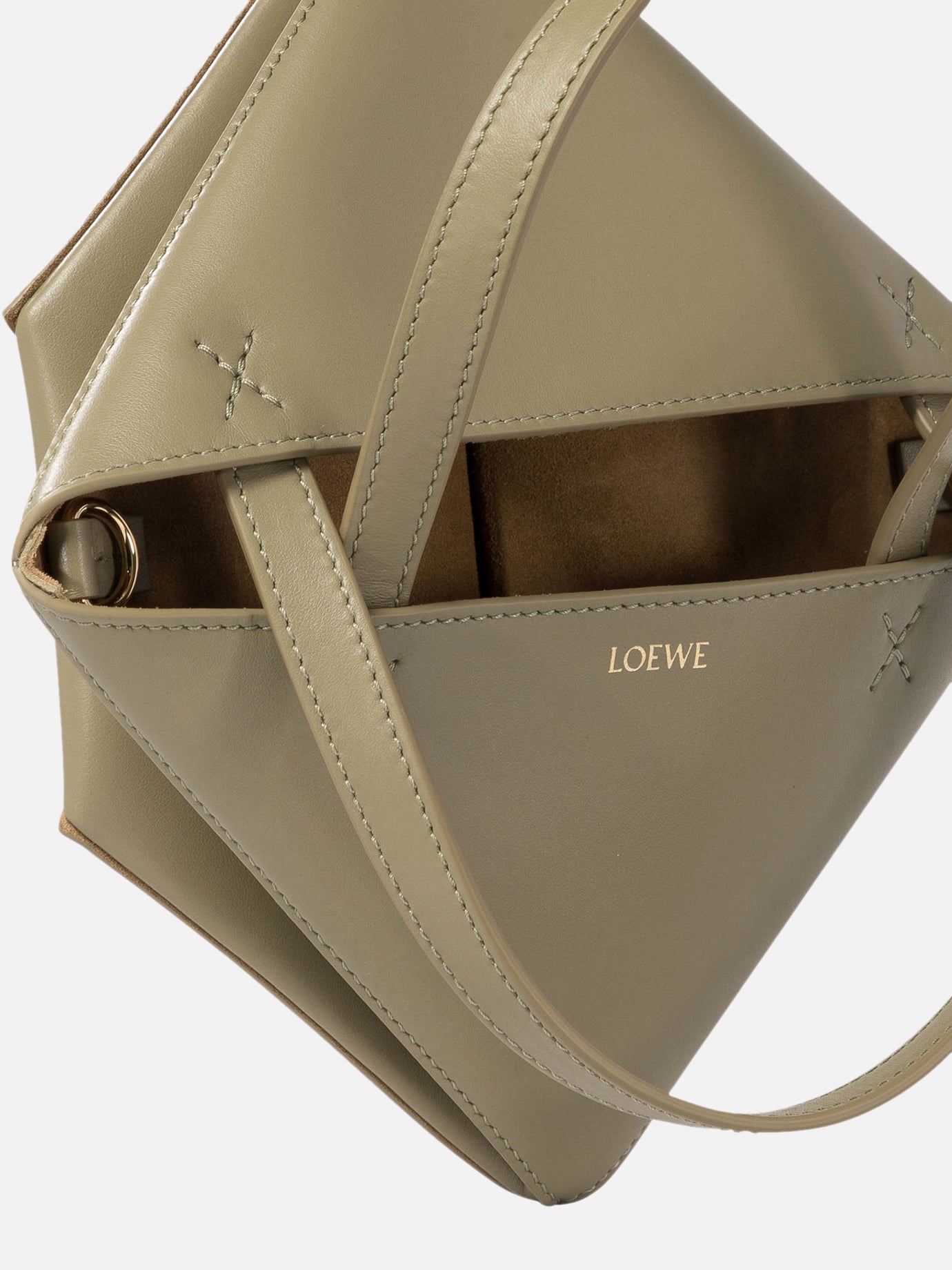 Loewe "Puzzle Fold Tote mini" shoulder bag Green