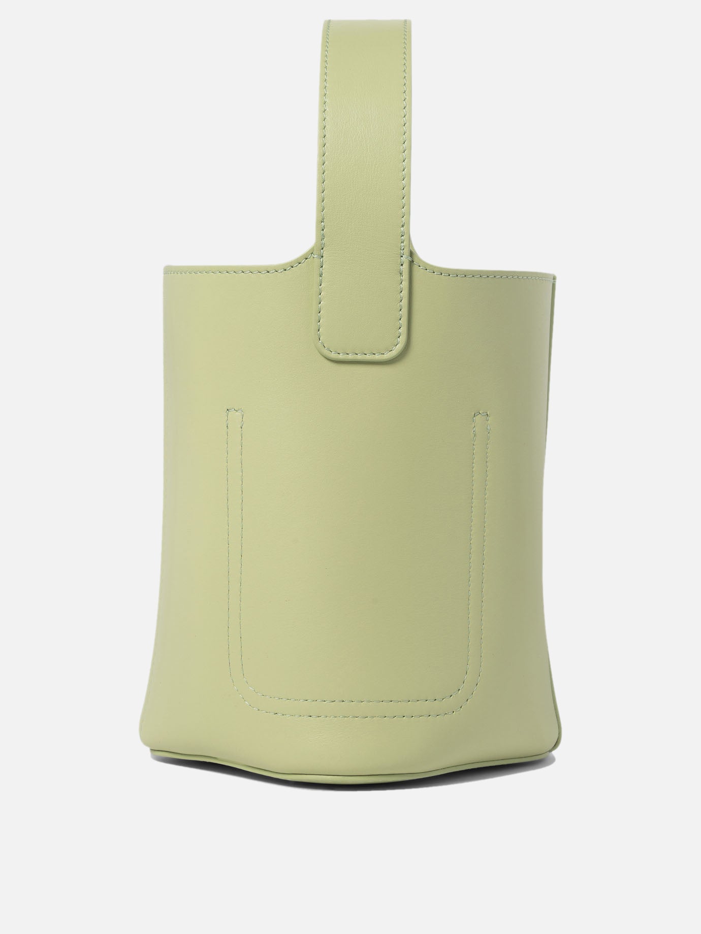 Loewe "Mini Pebble" bucket bag Green