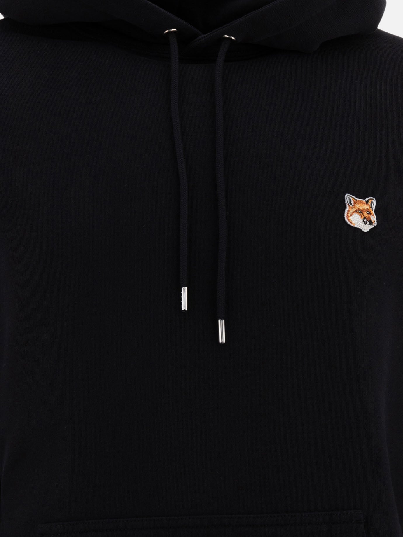 Maison Kitsuné "Fox Head" hoodie Black