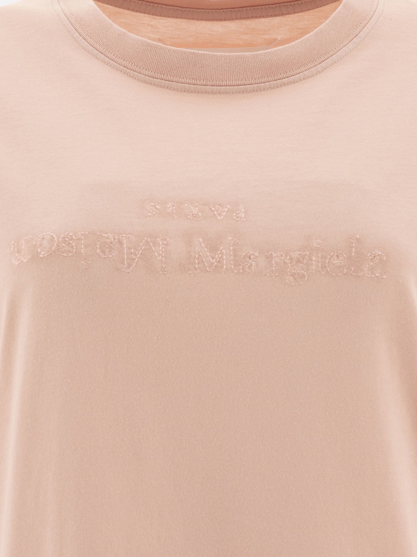 T-shirt with embroidered logo