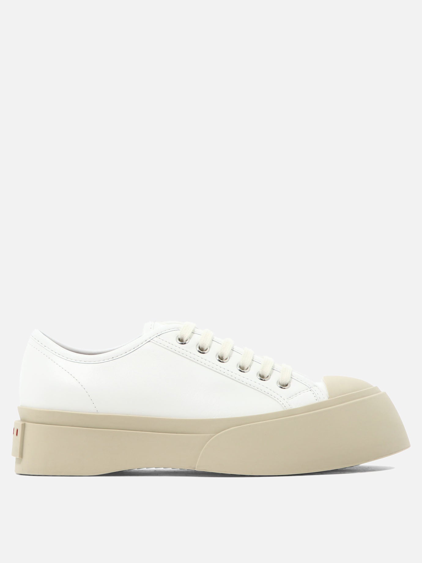 Low top sneakers 100% leather - 100% rubber  White - Marni Women | PDP | VIETTI Online Store | Zoom-Modal
