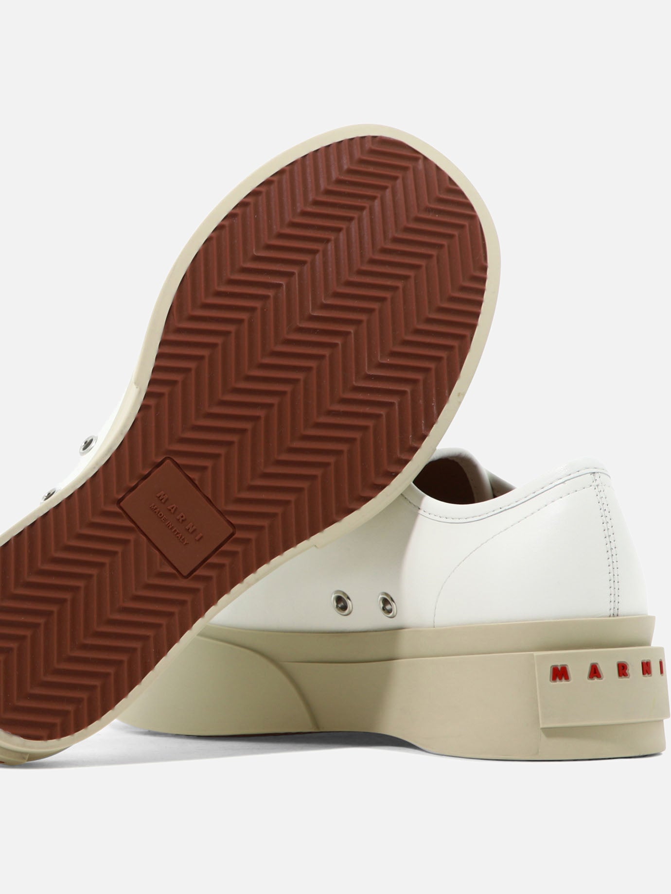Low top sneakers 100% leather - 100% rubber  White - Marni Women | PDP | VIETTI Online Store | Zoom-Modal_5
