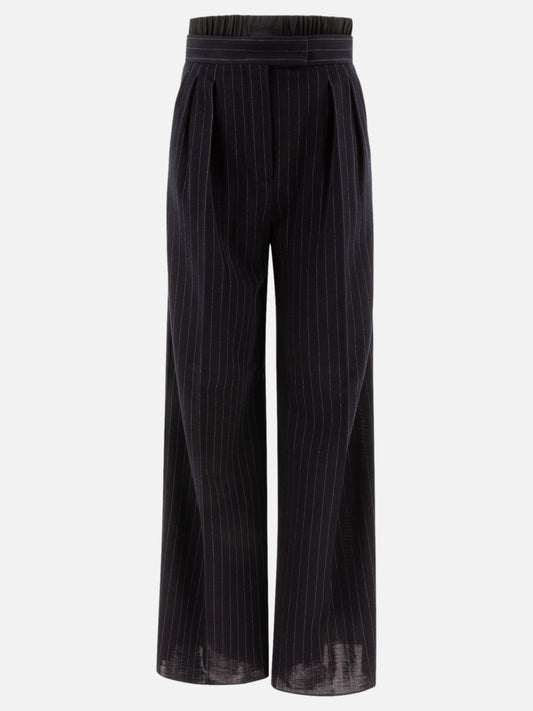 "Piroghe" pinstriped trousers