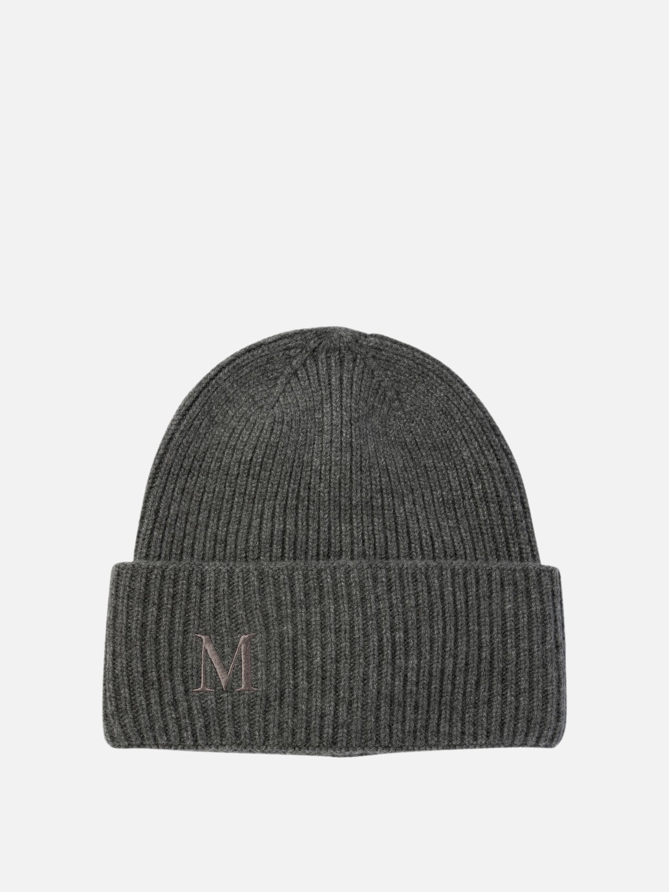 Max Mara Ribbed cashmere beanie Grey