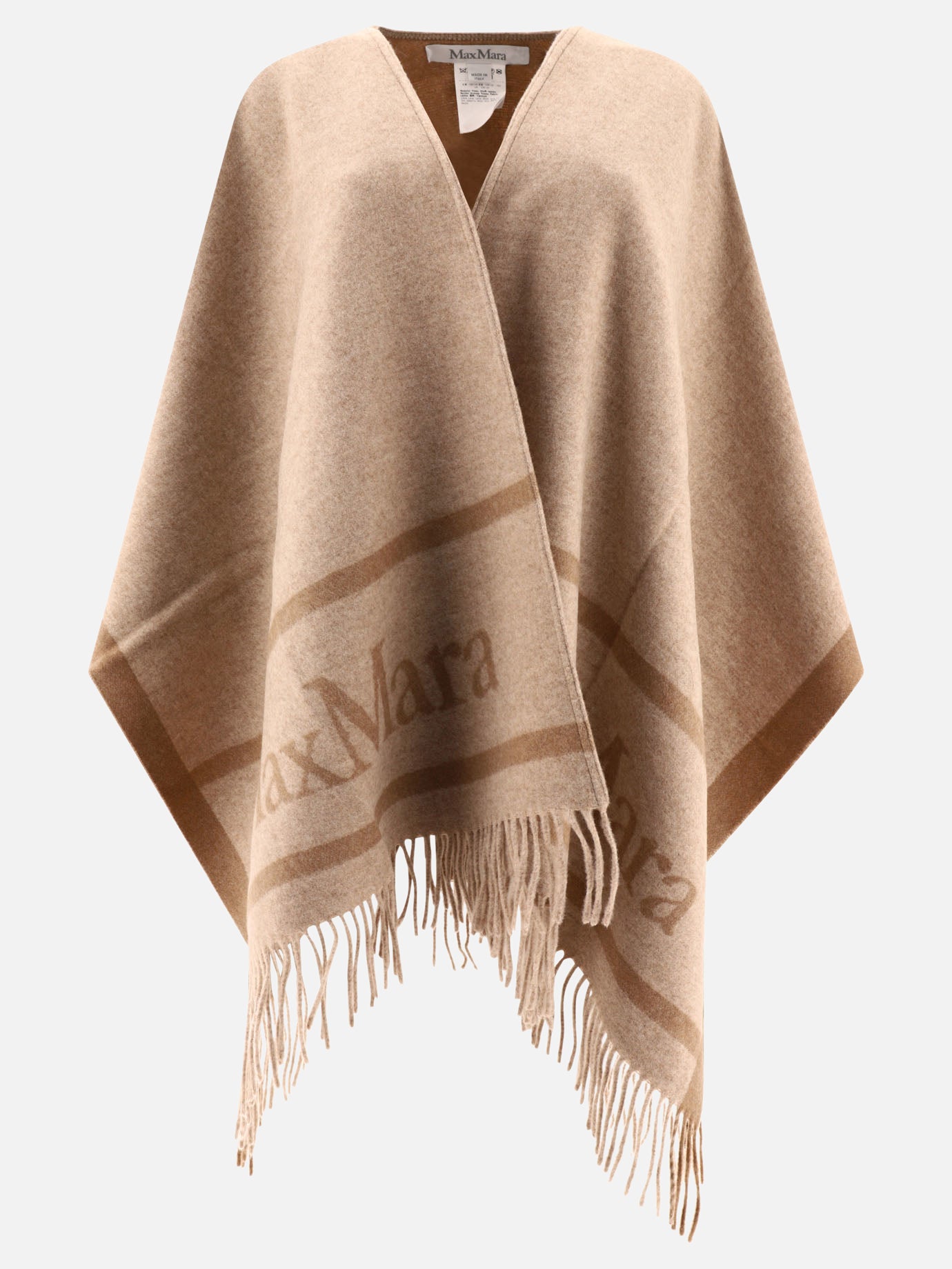 Capes Logo  Beige - Max Mara Women | PDP | VIETTI Online Store | thumbnail