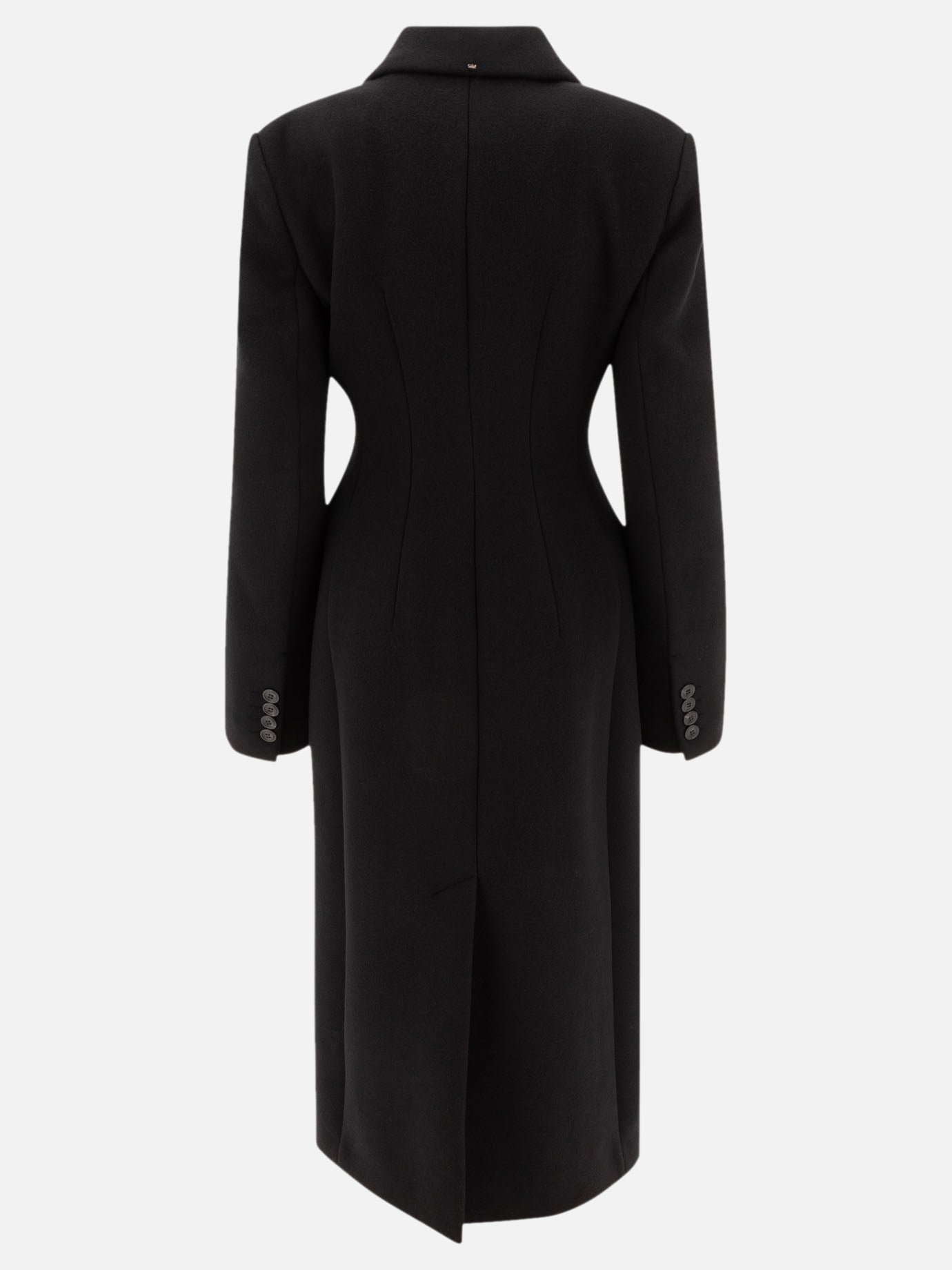 Max Mara Sportmax Cashmere-blend coat Black