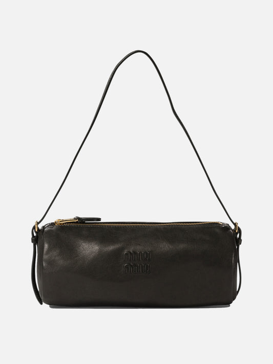 Miu Miu Nappa shoulder bag Black