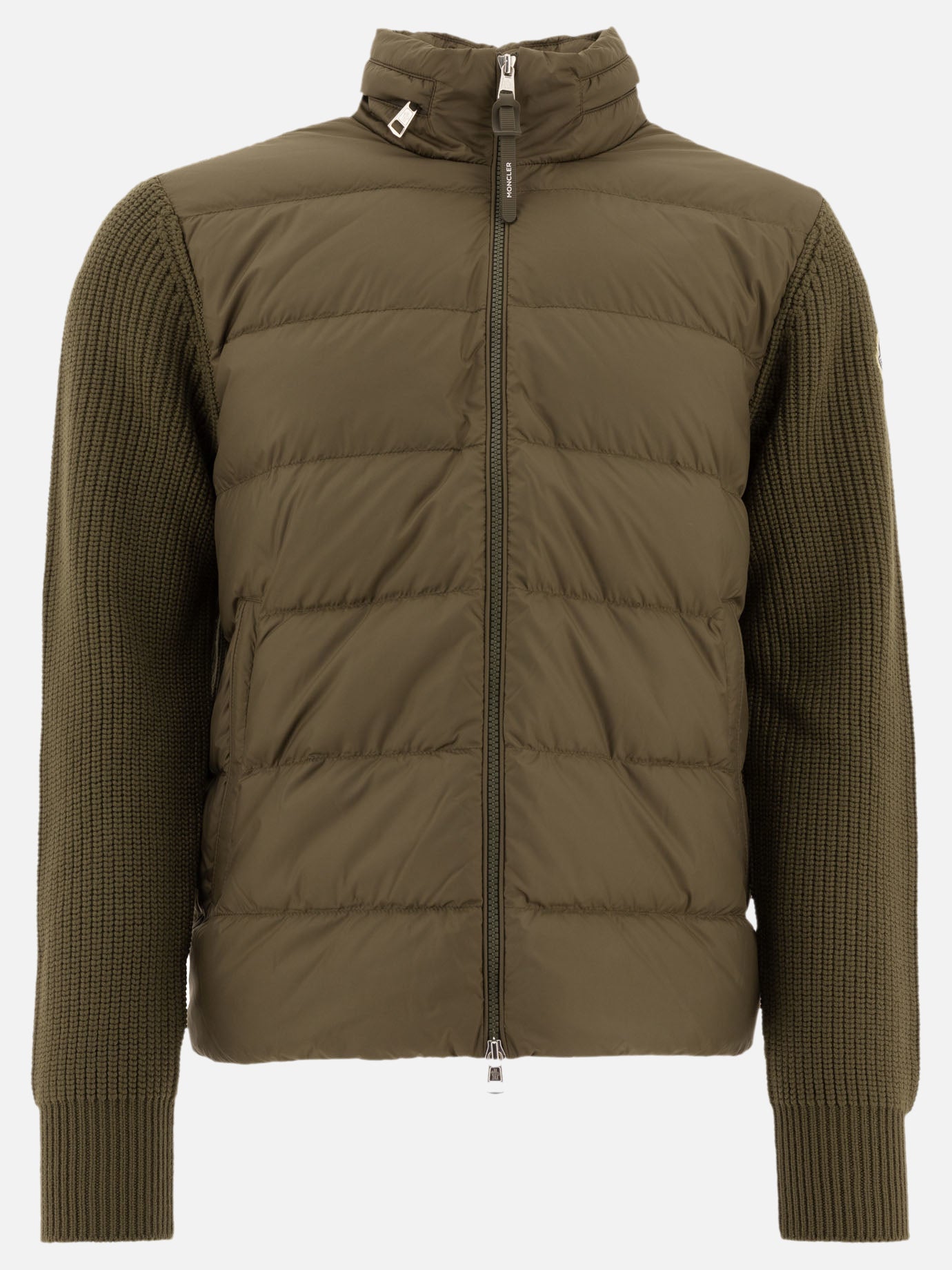 Moncler Tricot down jacket Green