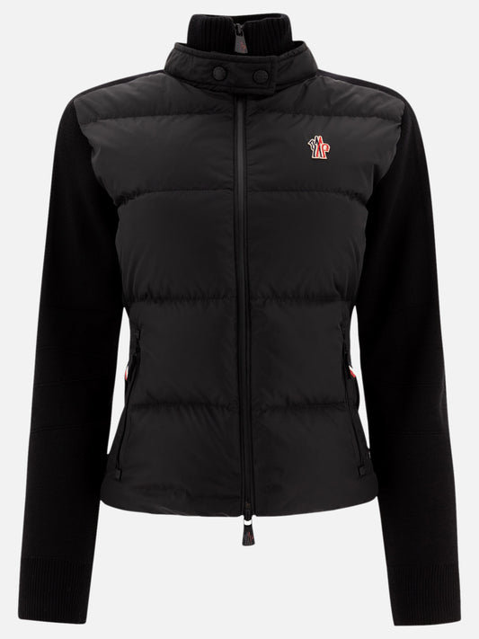 Down jackets Solid colour  Black - Moncler Grenoble Women | PLP | VIETTI Online Store 
