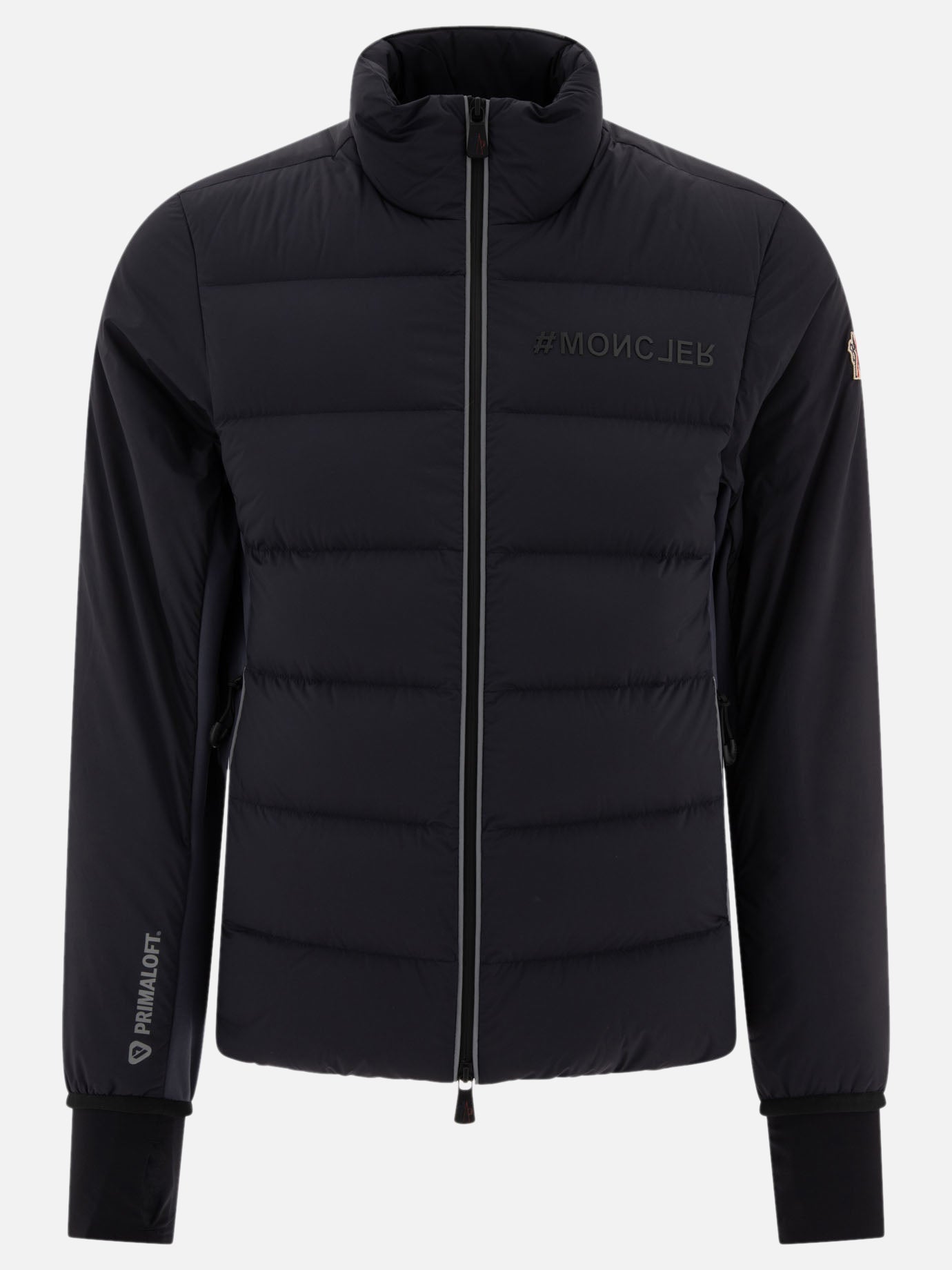 Down jackets Solid colour  Blue - Moncler Grenoble Men | PDP | VIETTI Online Store | Zoom-Modal
