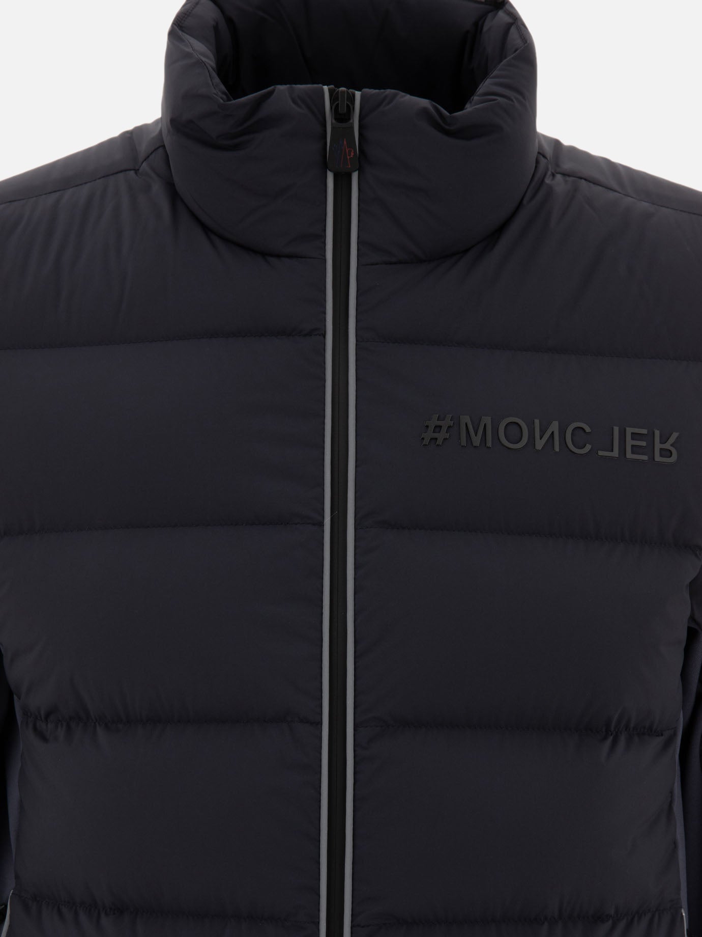 Down jackets Solid colour  Blue - Moncler Grenoble Men | PDP | VIETTI Online Store | Zoom-Modal_3
