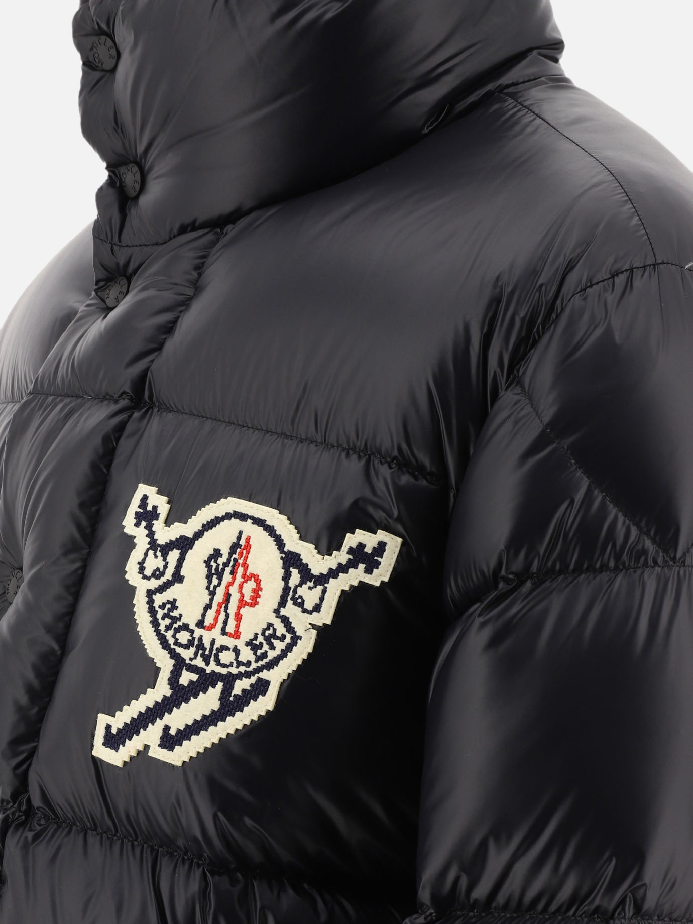 Down jackets Solid colour  Black - Moncler Men | PDP | VIETTI Online Store | thumbnail_4