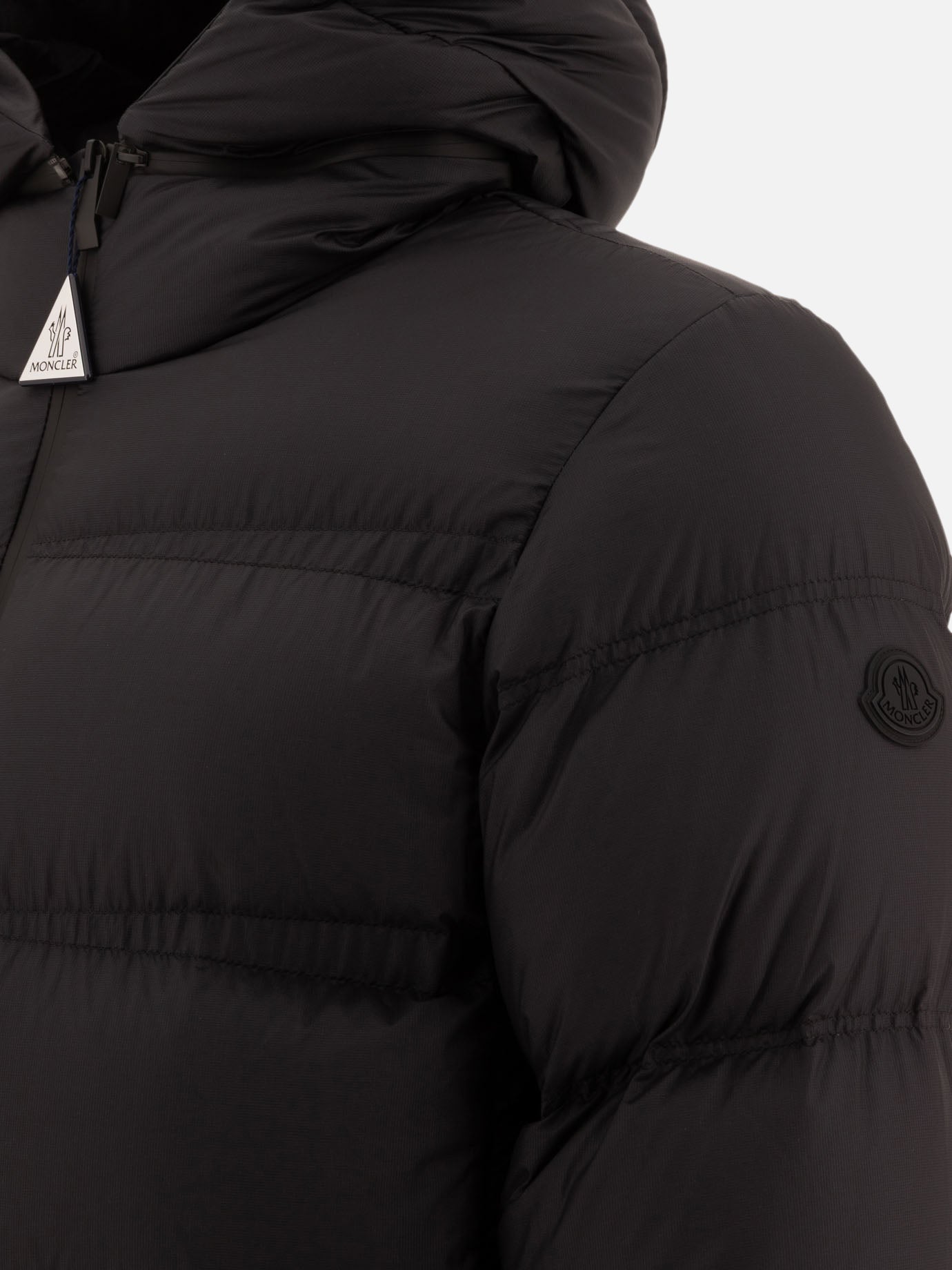 Down jackets Solid colour  Black - Moncler Men | PDP | VIETTI Online Store | thumbnail_4