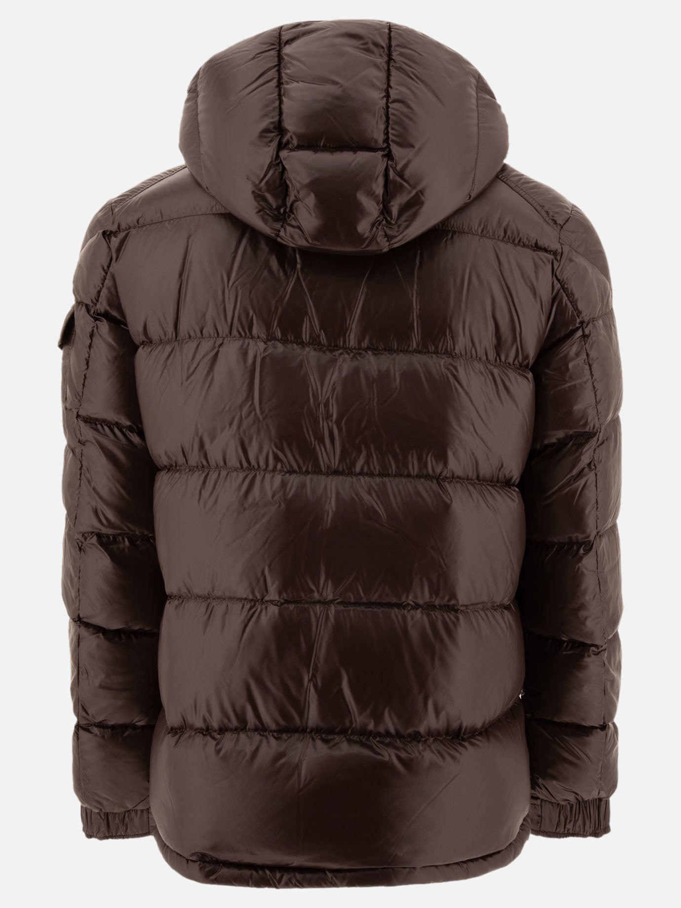 Down jackets Solid colour  Brown - Moncler Men | PDP | VIETTI Online Store | thumbnail_2