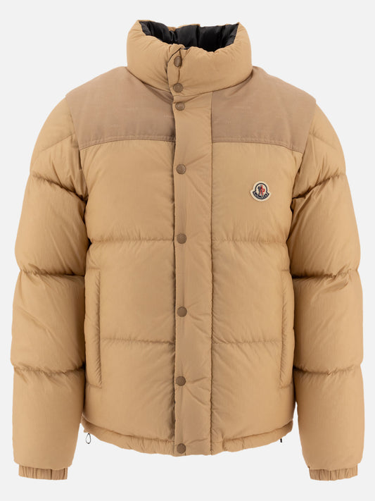 Down jackets Solid colour  Beige - Moncler Men | PLP | VIETTI Online Store 
