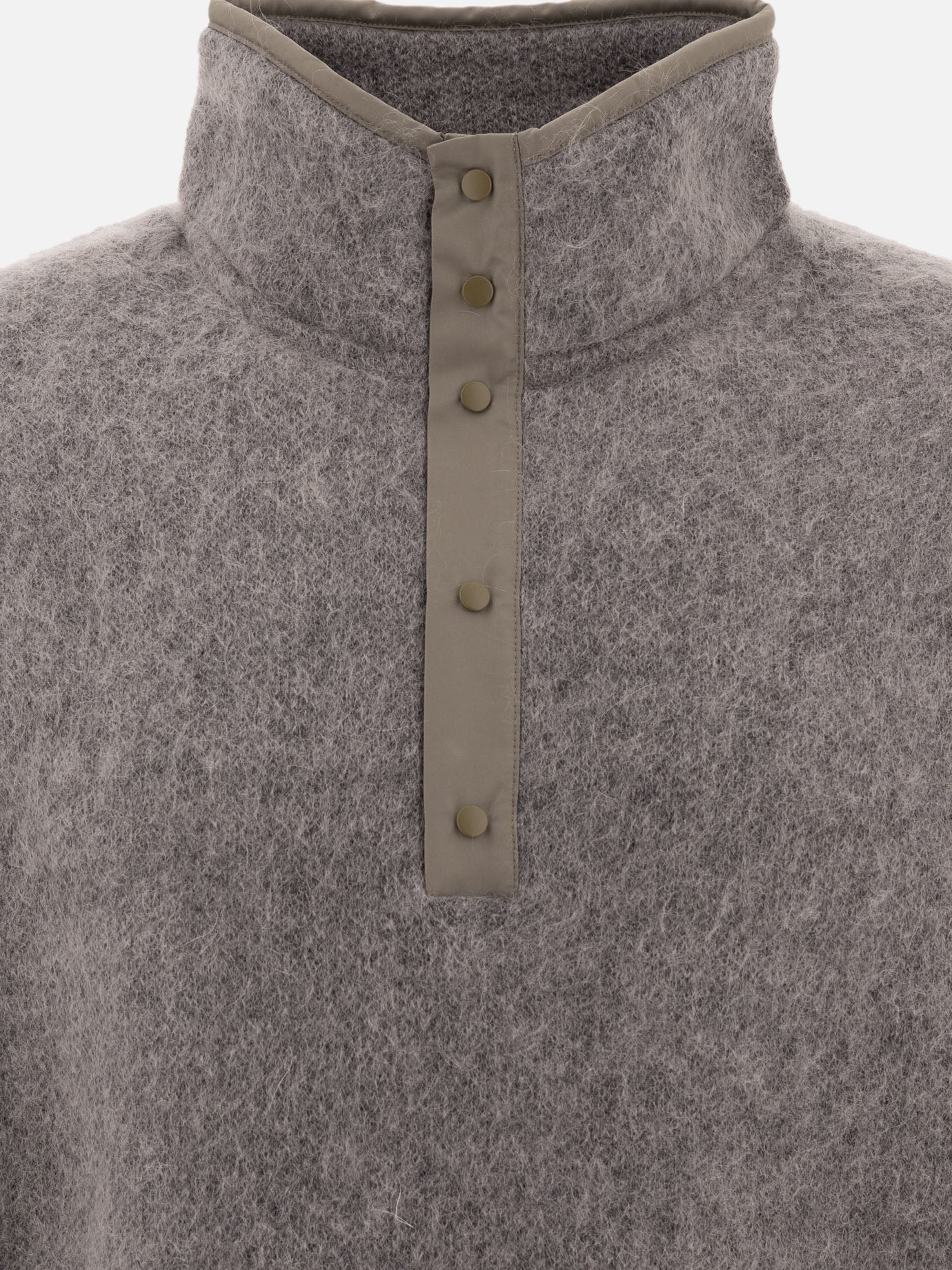 Nanamica Mohair sweater Grey