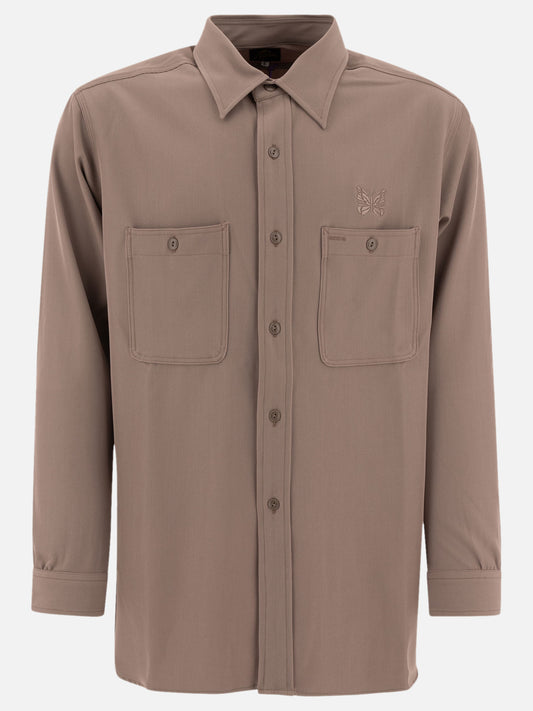 Needles "Work" shirt Brown