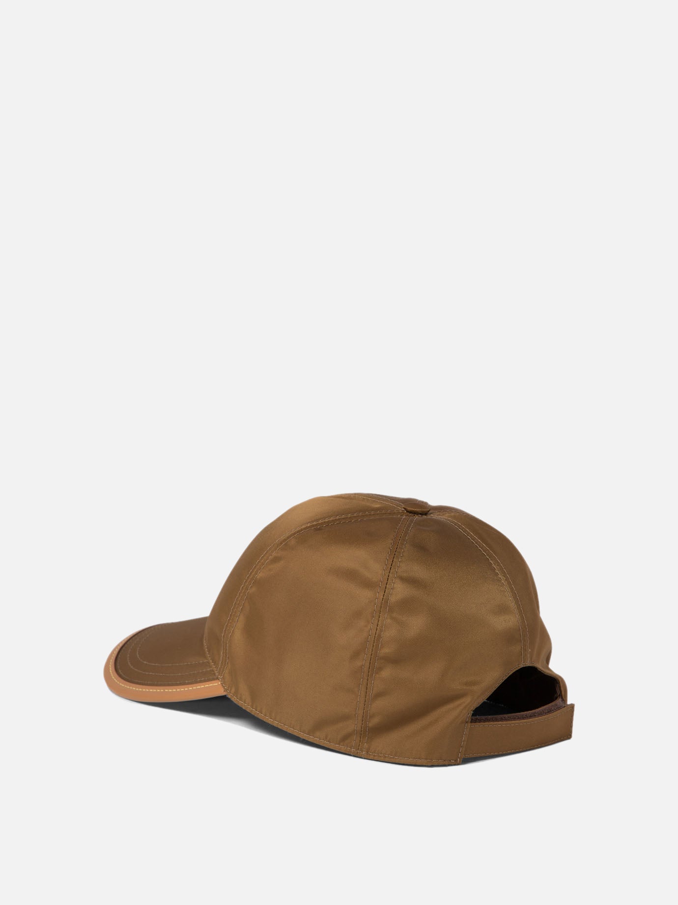 Cappello da baseball in Re-Nylon e pelle