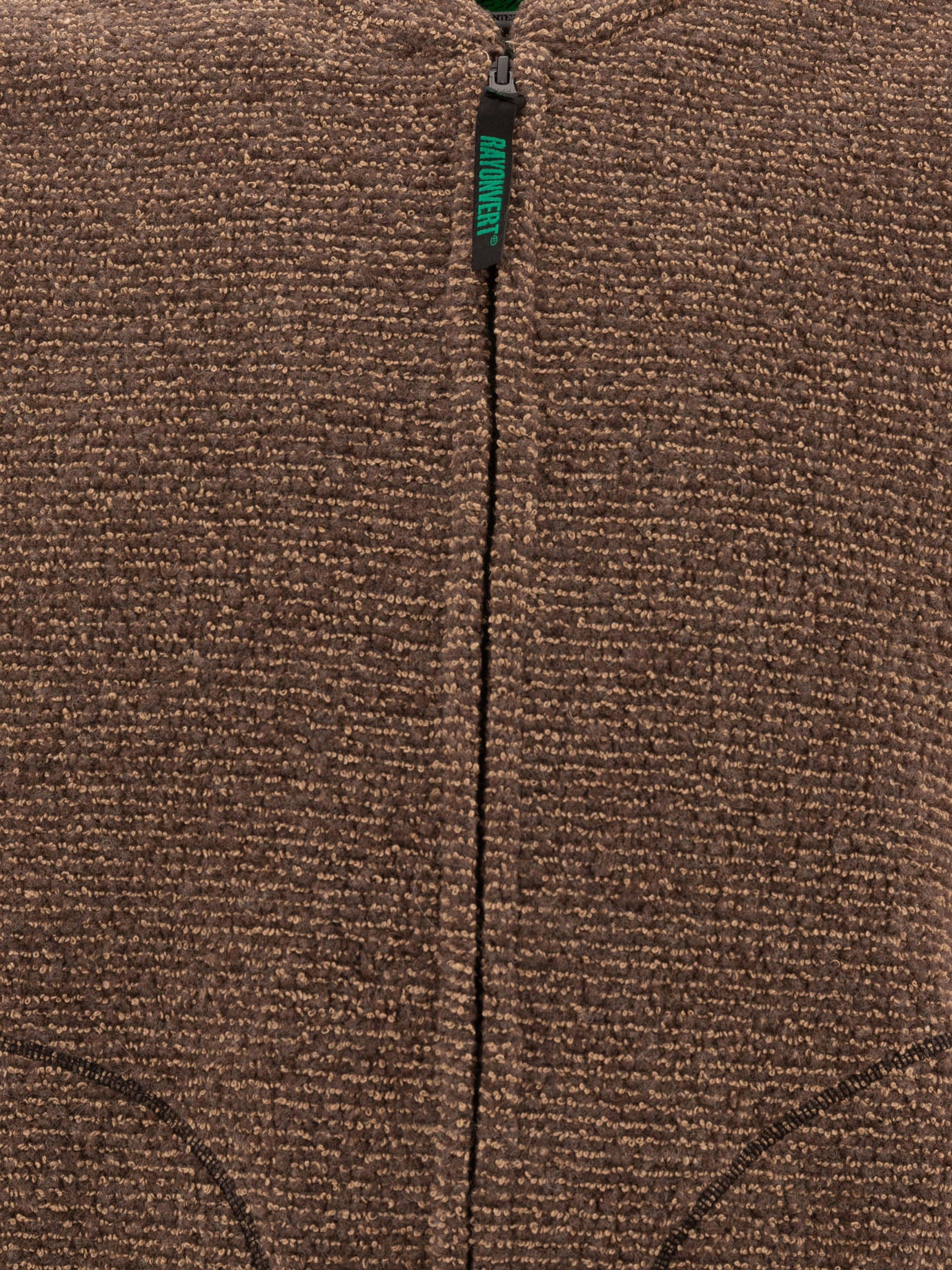 Rayon Vert "Becco" fleece jacket Brown