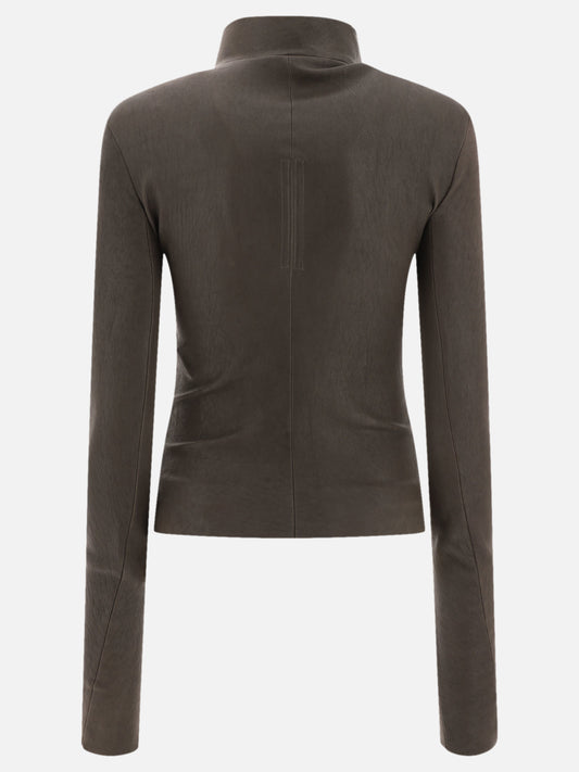 Leather jackets Solid colour  Grey - Rick Owens Women | PLP | VIETTI Online Store | 2
