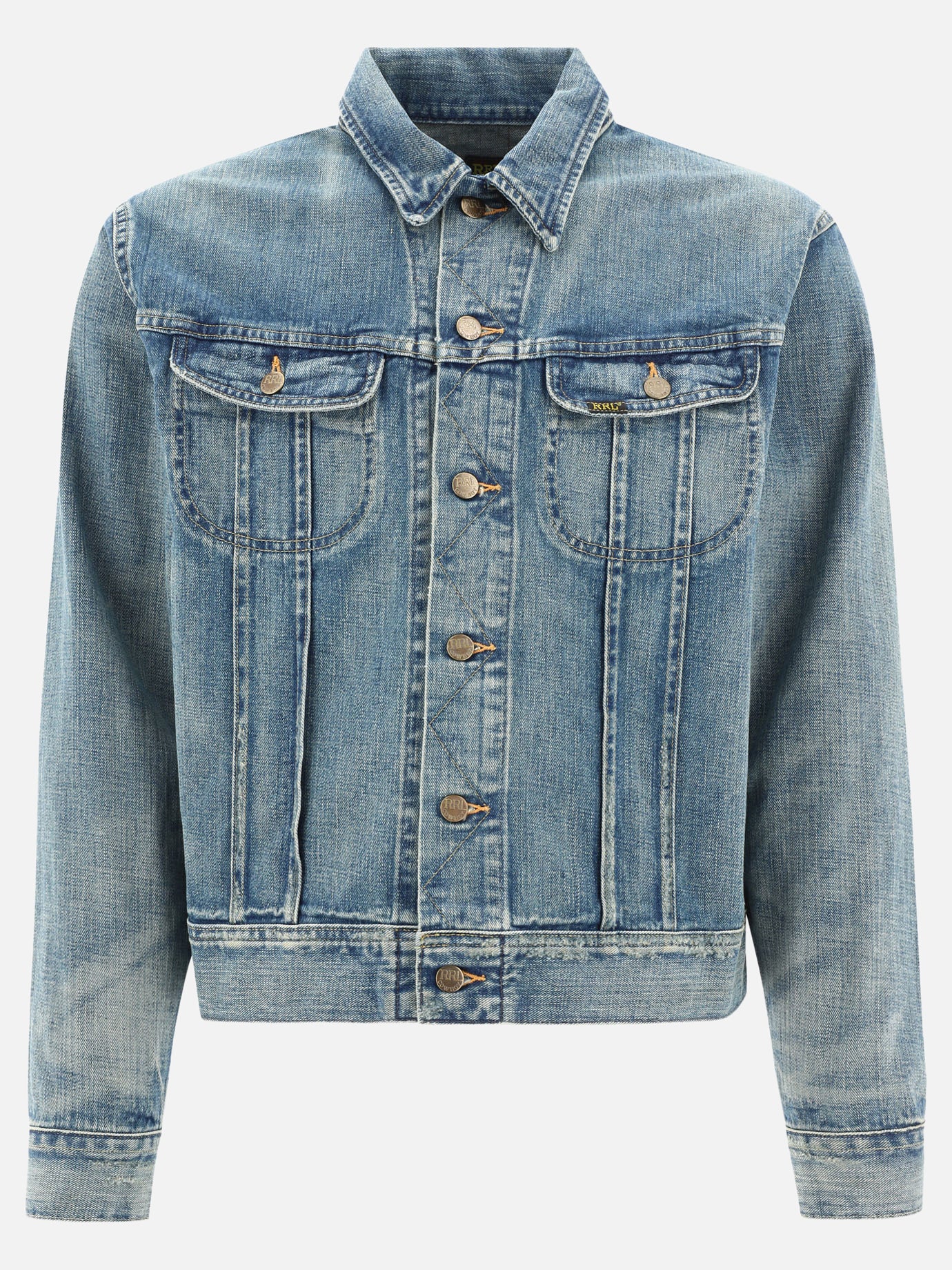 Denim jackets Solid colour  Light blue - RRL by Ralph Lauren Men | PDP | VIETTI Online Store | Zoom-Modal
