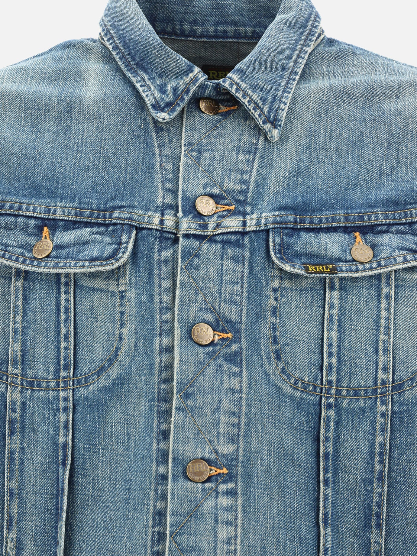 Denim jackets Solid colour  Light blue - RRL by Ralph Lauren Men | PDP | VIETTI Online Store | thumbnail_3