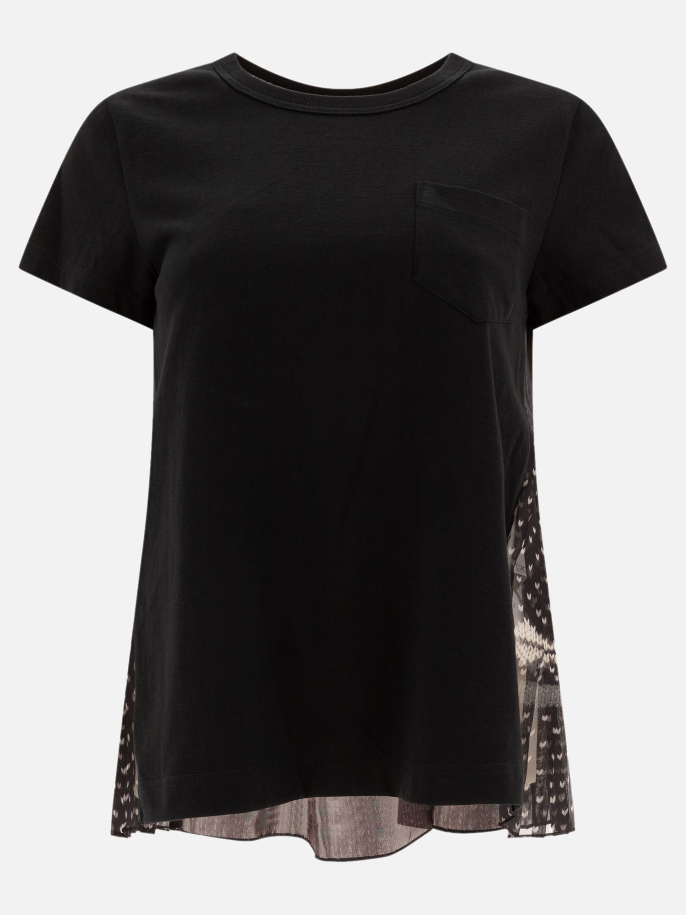 Sacai "Trompe-l'oeil" t-shirt Black