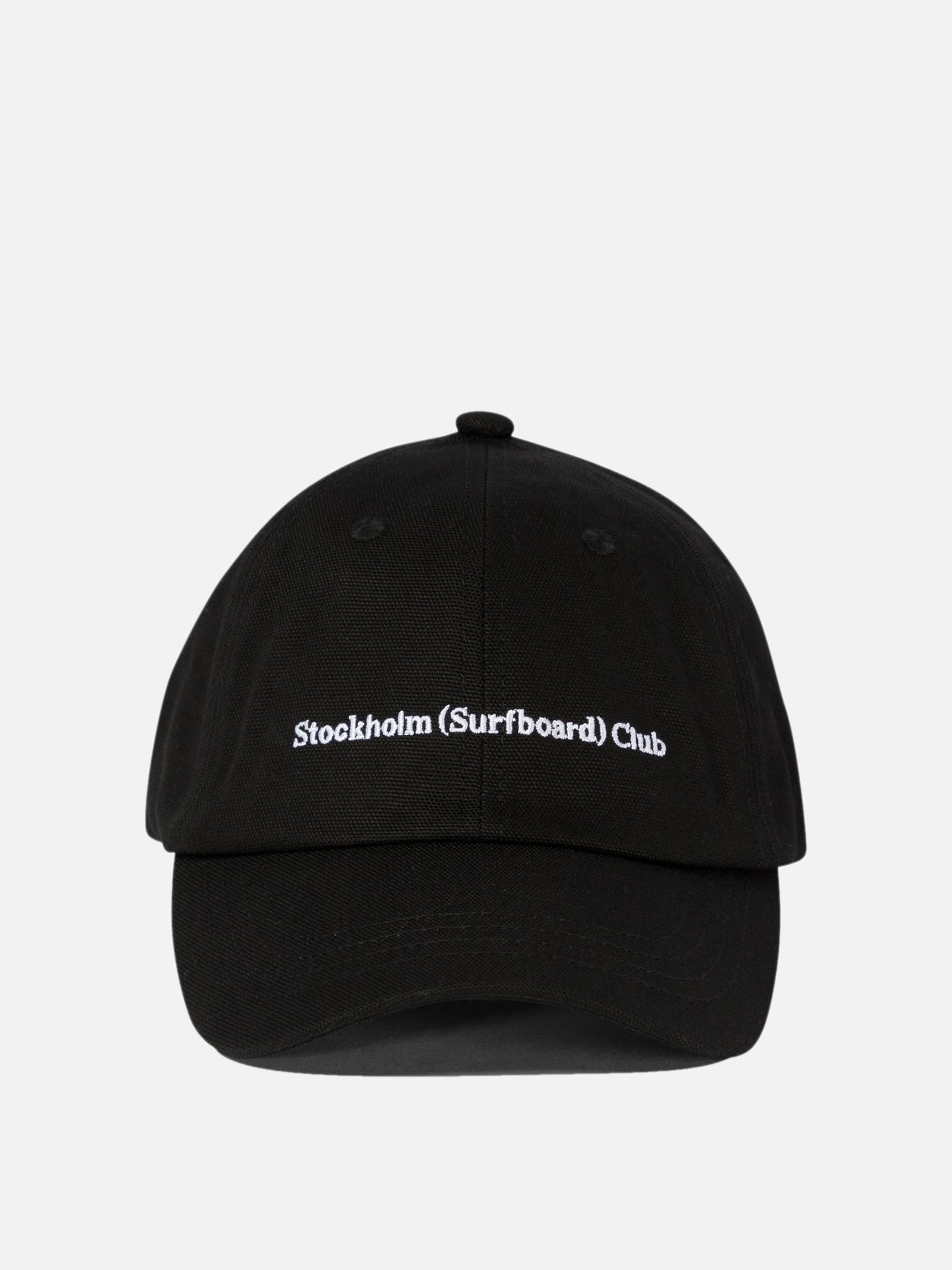 Stockholm Surfboard Club Baseball cap with embroidered logo Black