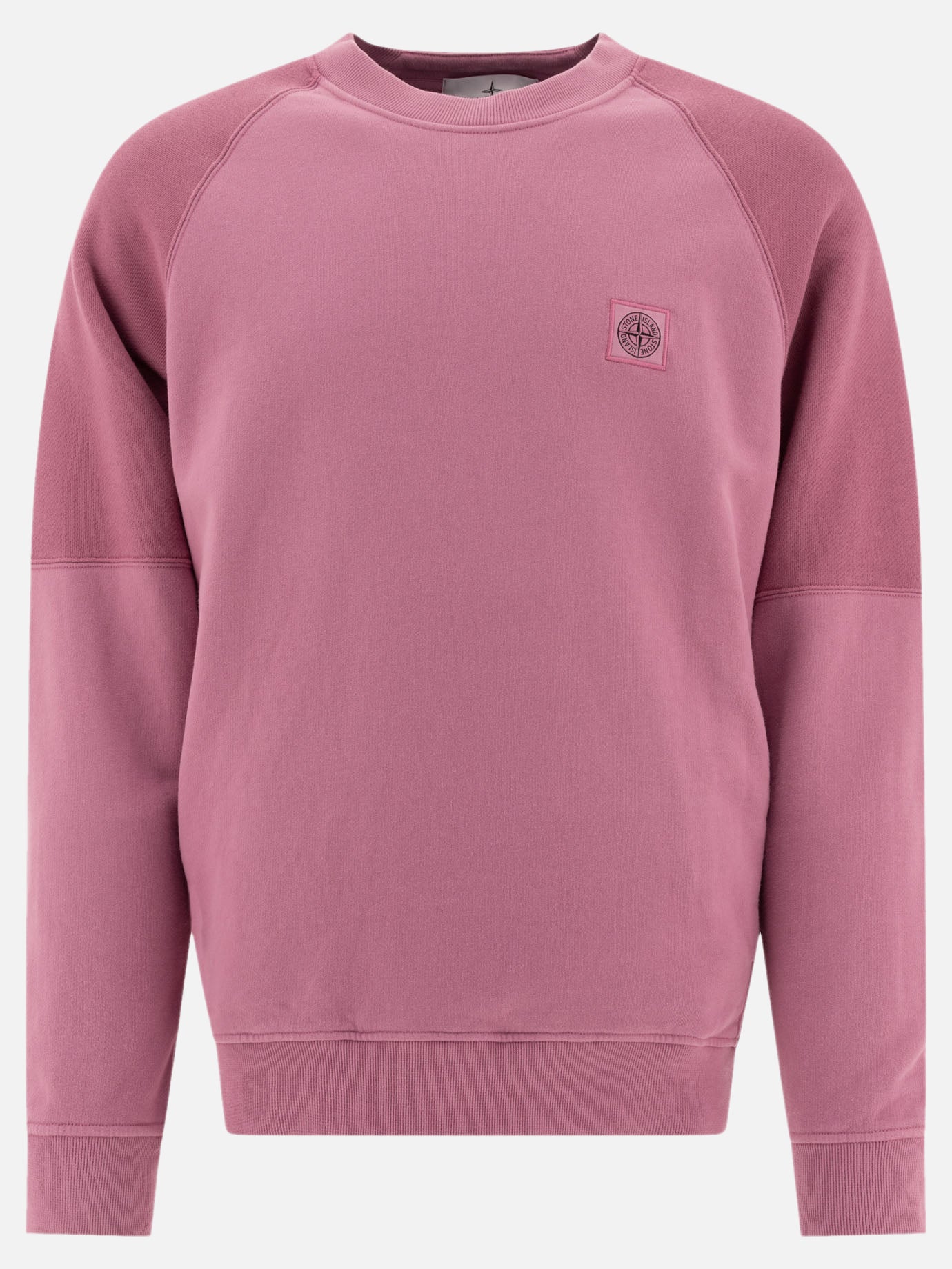 Stone Island "Compass" sweatshirt with patch Pink