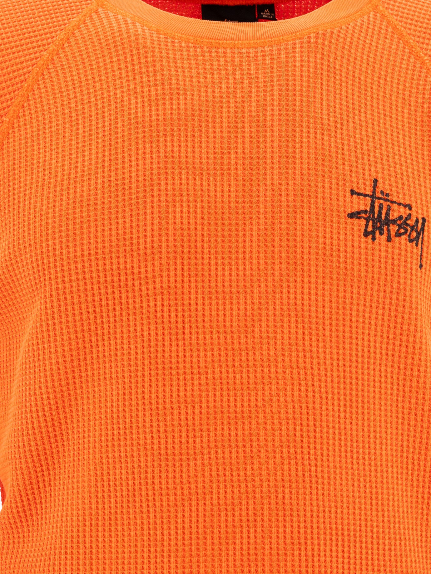 Stüssy "Basic Stock" thermal t-shirt Orange