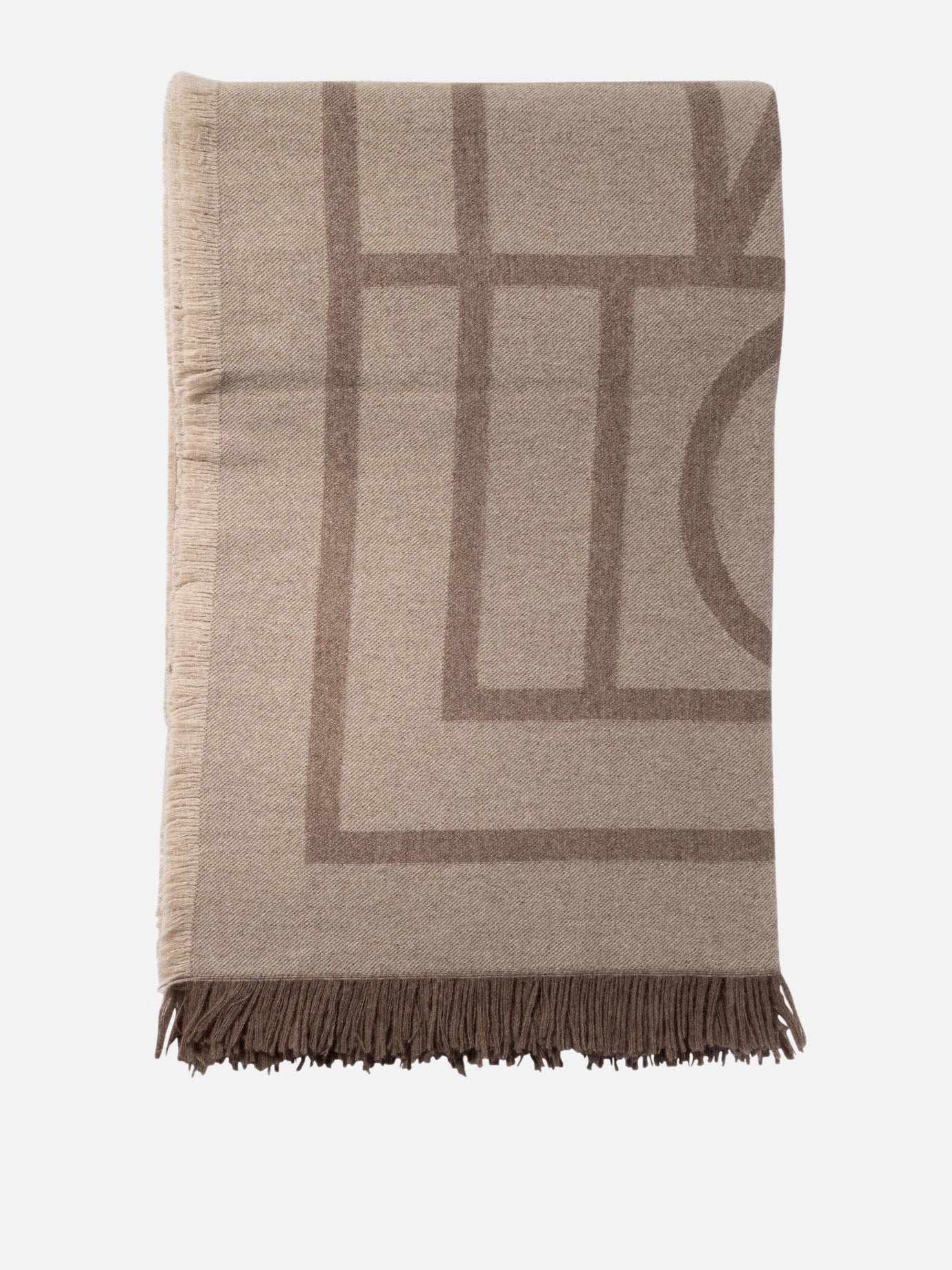 Toteme "Monogram" wool and cashmere Beige